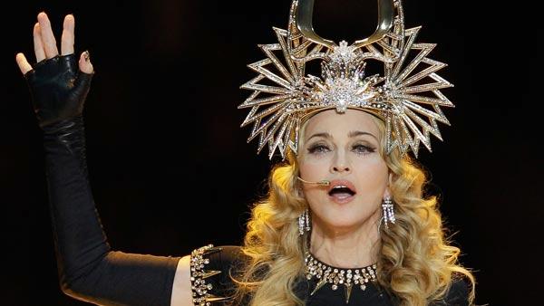 Madonna at Super Bowl 2012 Half Time Show